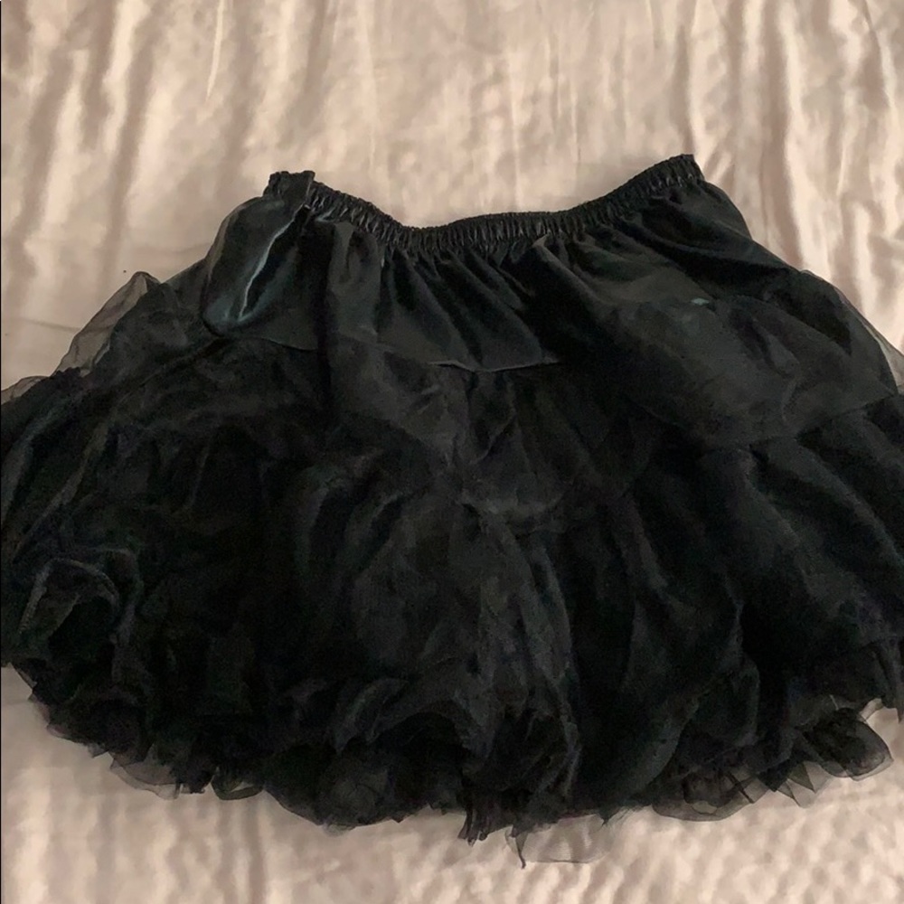 Black petticoat!